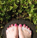 Nancie's toes showing off Correct Toes Nancie's toes showing off Correct Toes